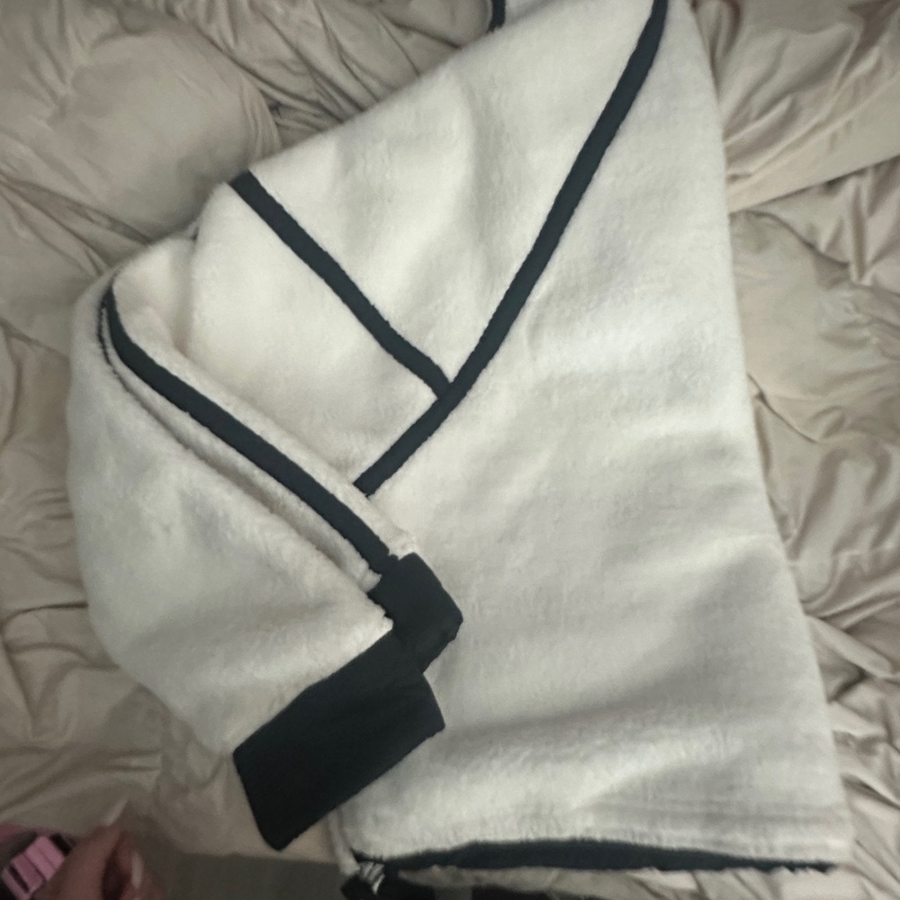 Free People Mountain High 1/2 Zip in White Combo - Picture 3 of 5